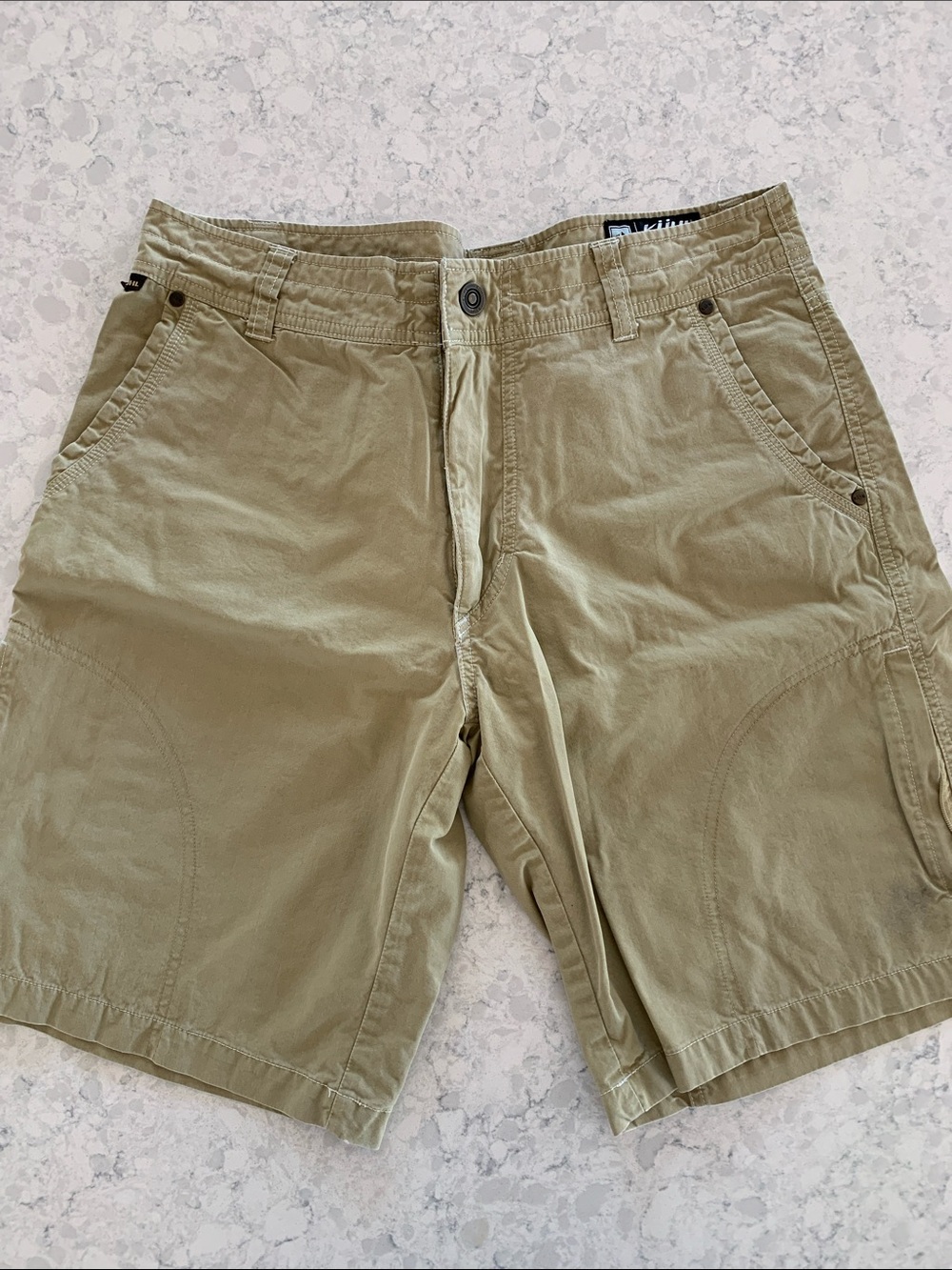 Kuhl Men's Olive-Tan Shorts